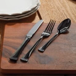 Lenox Portola Black 20-Piece Flatware Set -Tableware Store 893677 w15