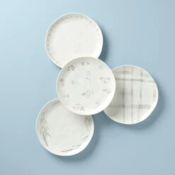 Lenox Oyster Bay Assorted Accent Plates, Set Of 4