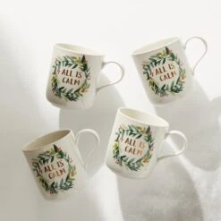 Lenox French Perle Berry Mugs, Set Of 4 -Tableware Store 894197 LHOL 22 FEA 1