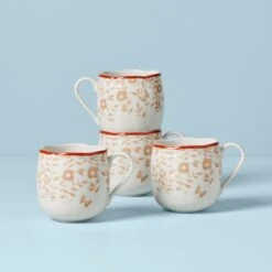 Lenox Butterfly Meadow Cottage 4-Piece Mugs -Tableware Store 894280 w10 df1f5a39 4df7 4e6a b50e 366f826fa82c