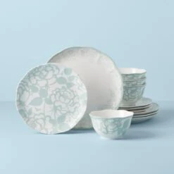 Lenox Butterfly Meadow Cottage 12-Piece Dinnerware Set -Tableware Store 894307 W10 6cef90ef 0e81 4402 bbfa e5280d233009