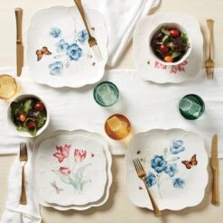 Lenox Butterfly Meadow Square 4pc Dinner Plates 9 Lenox Butterfly Meadow Square 4pc Dinner Plates -Tableware Store 894308 w12 d99caadf 5bff 4acf 8ed5 8b9438f1a26c