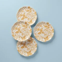 Lenox Butterfly Meadow Cottage 4-Piece Accent Plates