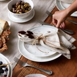 Lenox Oyster Bay Dinner Plates, Set Of 4 -Tableware Store 894529 894223 890139 LNP S23 FEA 10