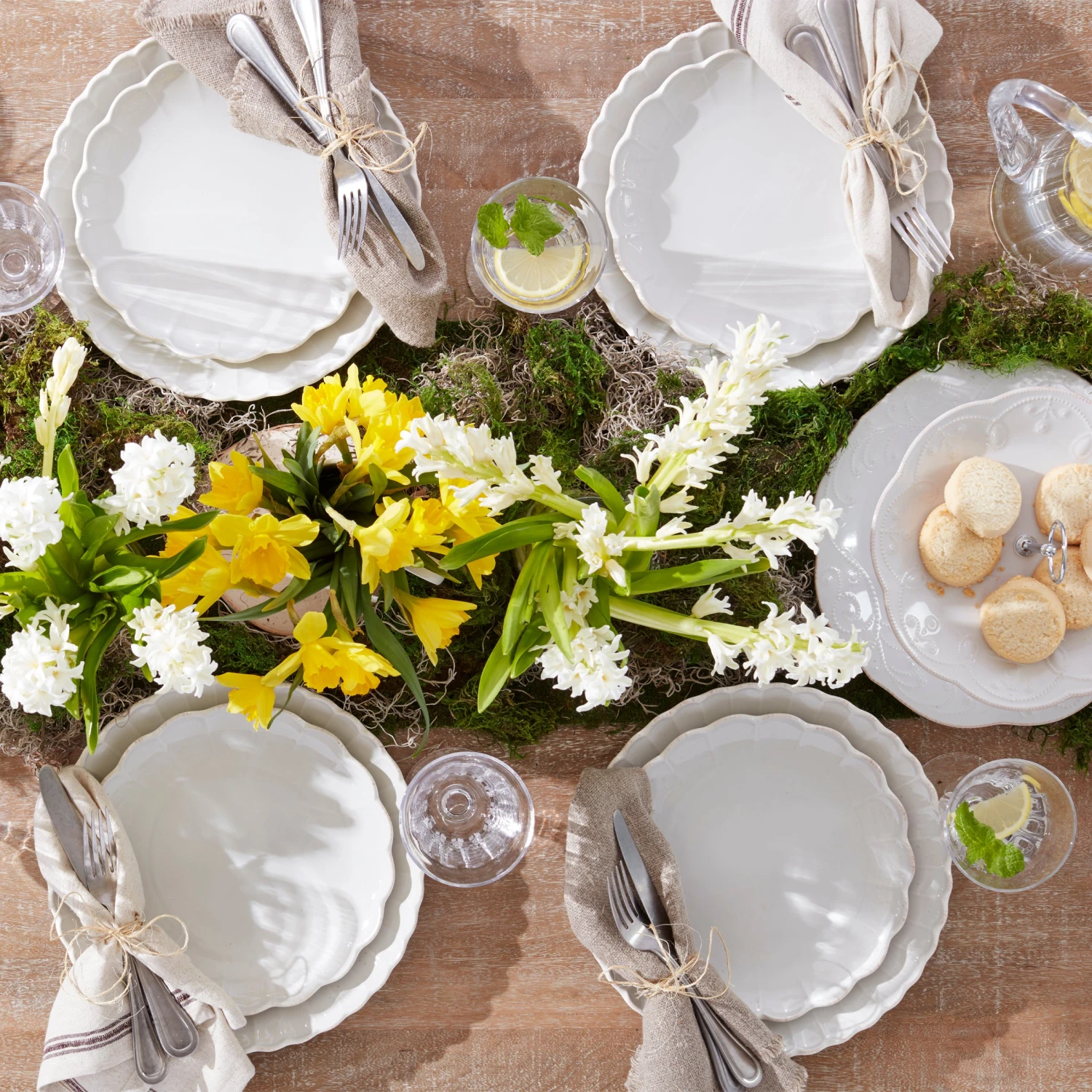 Lenox French Perle Scallop 12-Piece Dinnerware Set 5 Lenox French Perle Scallop 12-Piece Dinnerware Set - Image 5