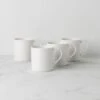 Lenox LX Collective White Mugs, Set Of 4
