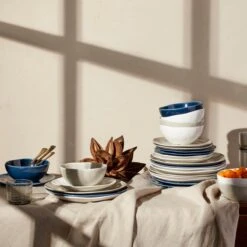 Lenox Bay Colors 12-Piece Dinnerware Set -Tableware Store 894888 894887 884889 LNP F22 FEA 1