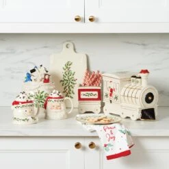 Lenox Holiday Figural Cookie Jar -Tableware Store 894962 894961 895043 894179 890760 146504010 LHOL 23 FEA 2