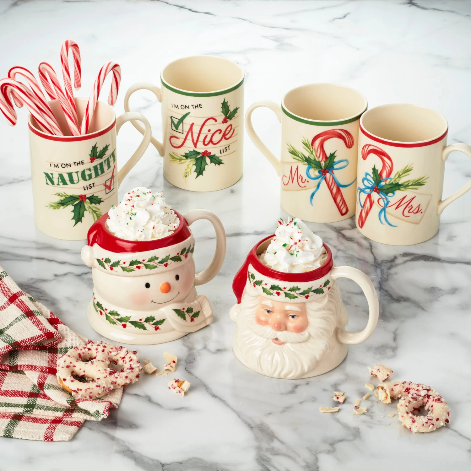 Lenox Naughty & Nice 2-Piece Mug Set 4 Lenox Naughty & Nice 2-Piece Mug Set - Image 4