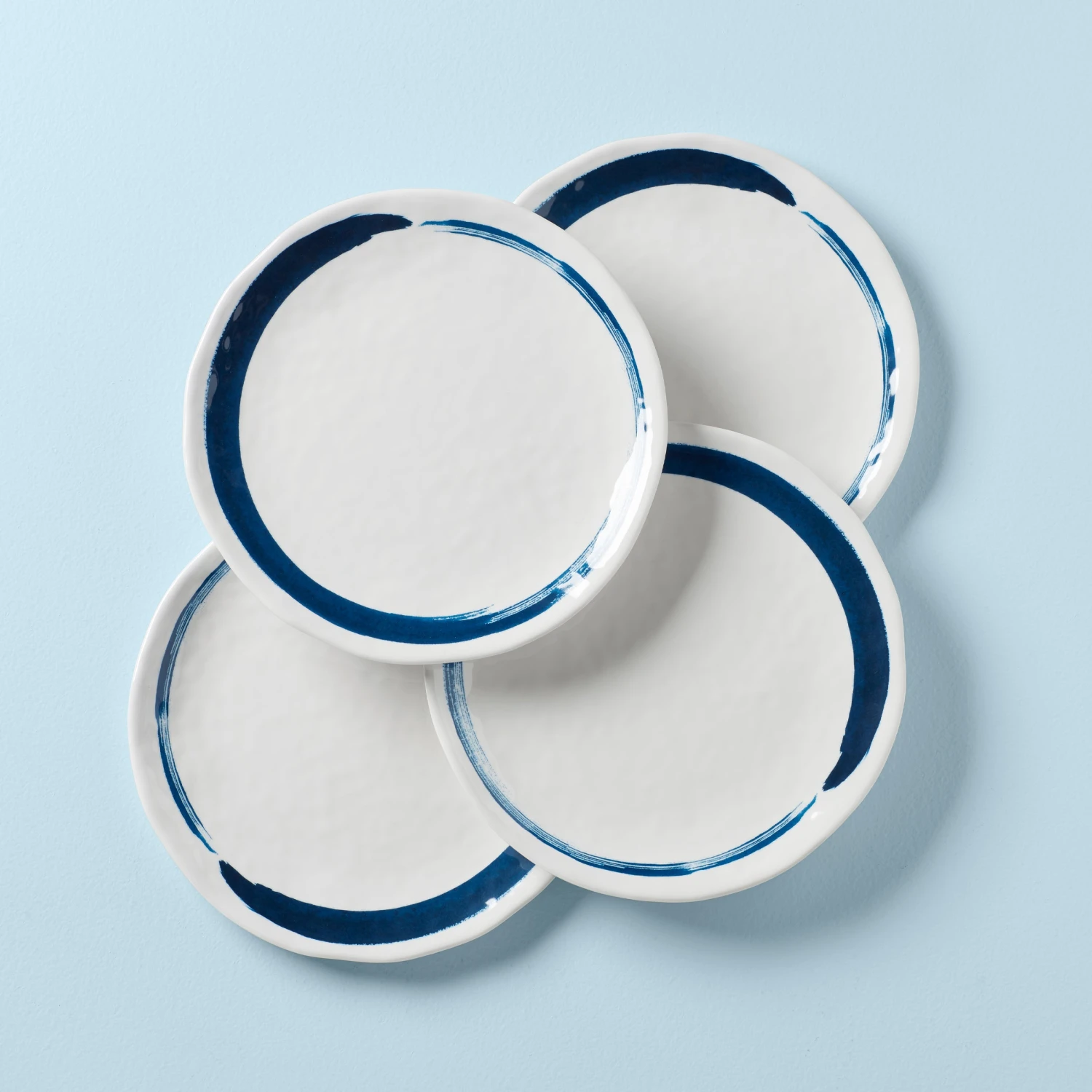 Lenox Blue Bay Melamine Dinner Plates, Set Of 4 1 Lenox Blue Bay Melamine Dinner Plates, Set Of 4