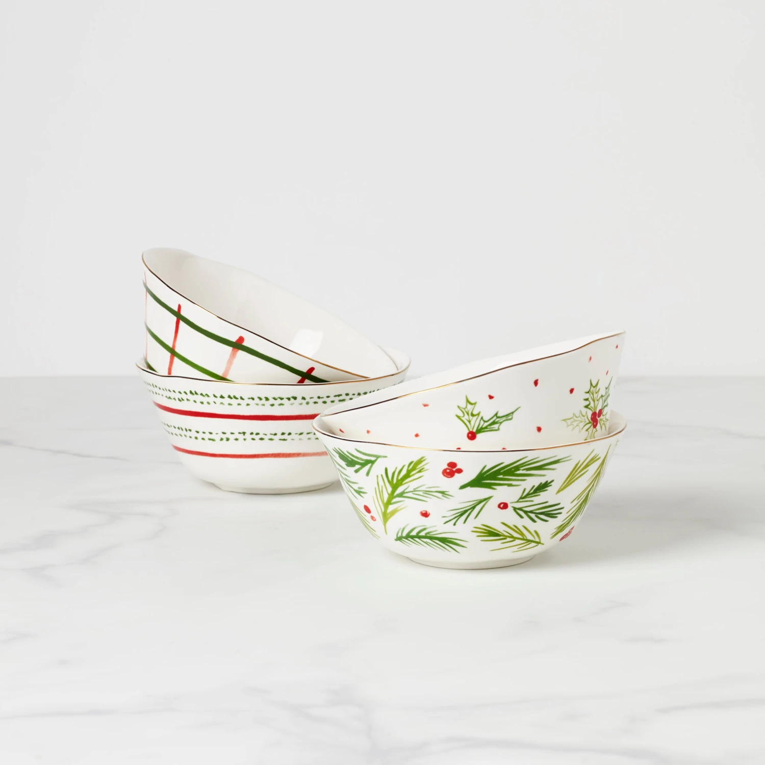 Lenox Bayberry All-Purpose Bowls, Set Of 4 1 Lenox Bayberry All-Purpose Bowls, Set Of 4