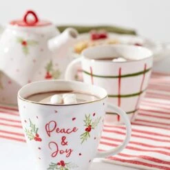 Lenox Bayberry Mugs, Set Of 4 -Tableware Store 895261 LHOL 23 FEA 1