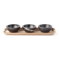 Lenox LX Collective Tray With 3 Dip Bowls 17 Lenox LX Collective Tray With 3 Dip Bowls -Tableware Store 895306 LNP S23 2