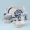 Lenox Blue Bay Melamine 20-Piece Dinnerware Set