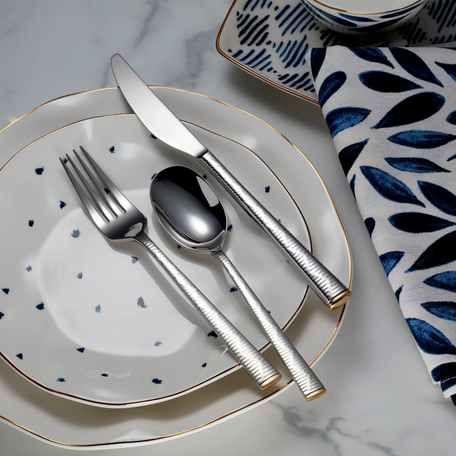 Lenox Blue Bay Flatware 20-Piece Set 3 Lenox Blue Bay Flatware 20-Piece Set - Image 3