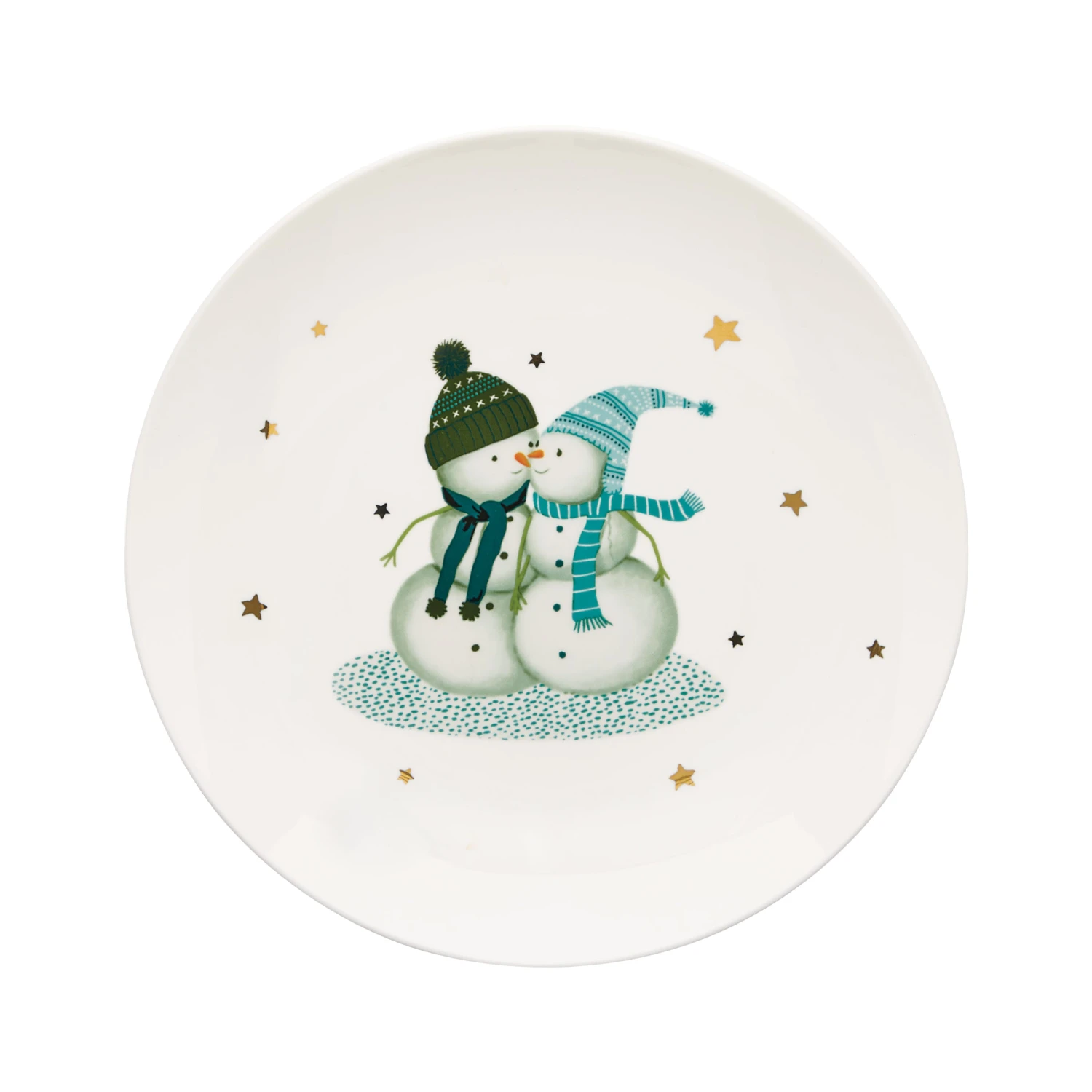 Lenox Balsam Lane Snowman Accent Plate Set 1 Lenox Balsam Lane Snowman Accent Plate Set