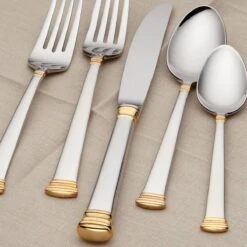 Lenox Eternal Gold 5-Piece Place Setting -Tableware Store 9828092 w1 9b796087 103c 4213 aee7 40c2d8a38f7a